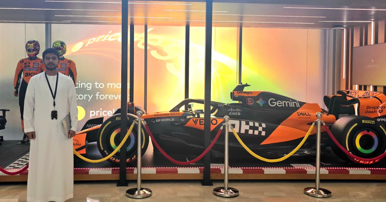 Haitham Alkindi at Mastercard's Dubai office