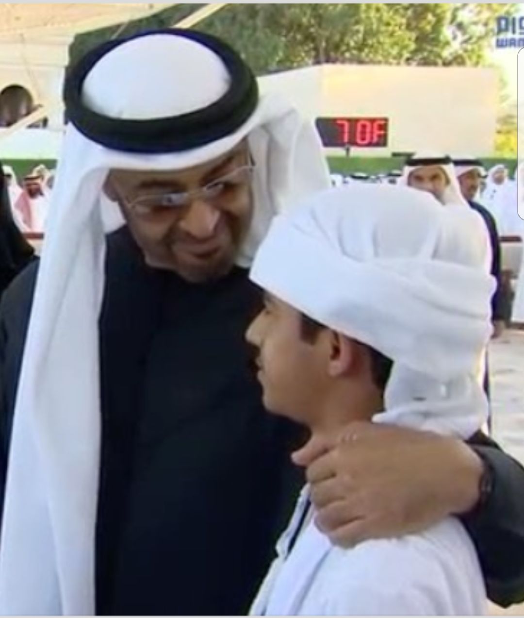 Haitham Alkindi meeting Sheikh Mohamed bin Zayed during the UAE Union Trip Initiative, 2017
