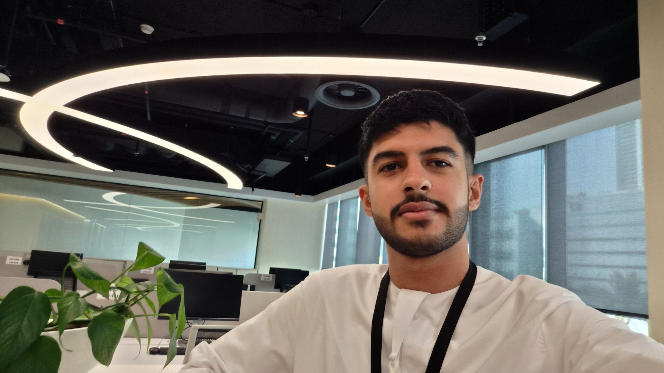 Haitham Alkindi on his last day interning at Mastercard